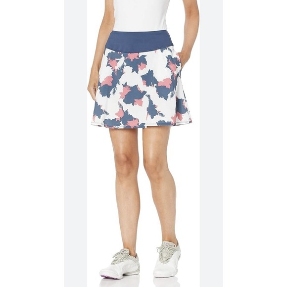 Puma Pants - Puma Skort Medium Athletic Floral Navy Pink White M Golf Tennis Pickleball